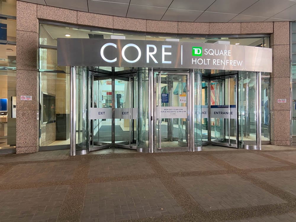 "The Core" entrance in Calgary