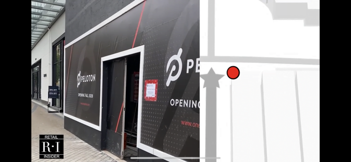 Peloton under construction during September 2020 video tour