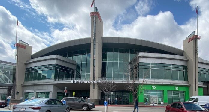 Main Entrance at CF Chinook Centre in Calgary