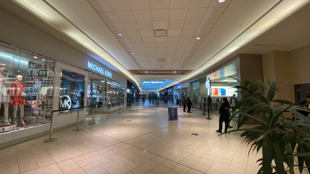 Michael Kors and Apple on lower level in CF Chinook Centre