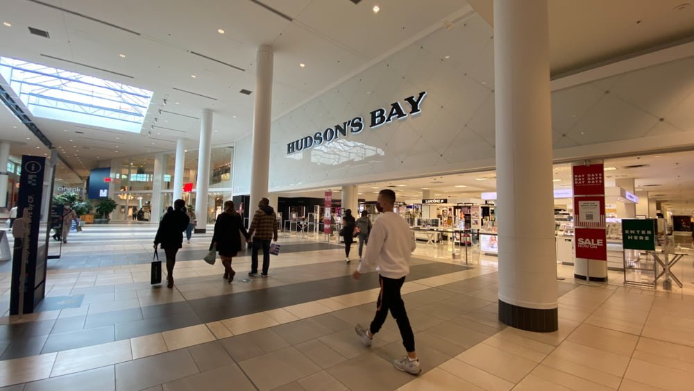 Hudson's Bay on CF Chinook Centre's lower level