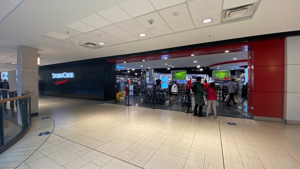 SportCheck on upper level in CF Chinook Centre