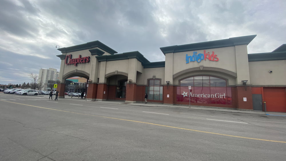 East Exterior of Chapters Indigo at CF Chinook Centre