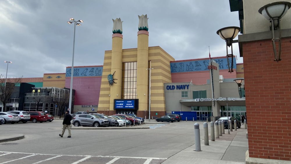 South Building Extension hosting Cineplex and Old Navy at CF Chinook Centre