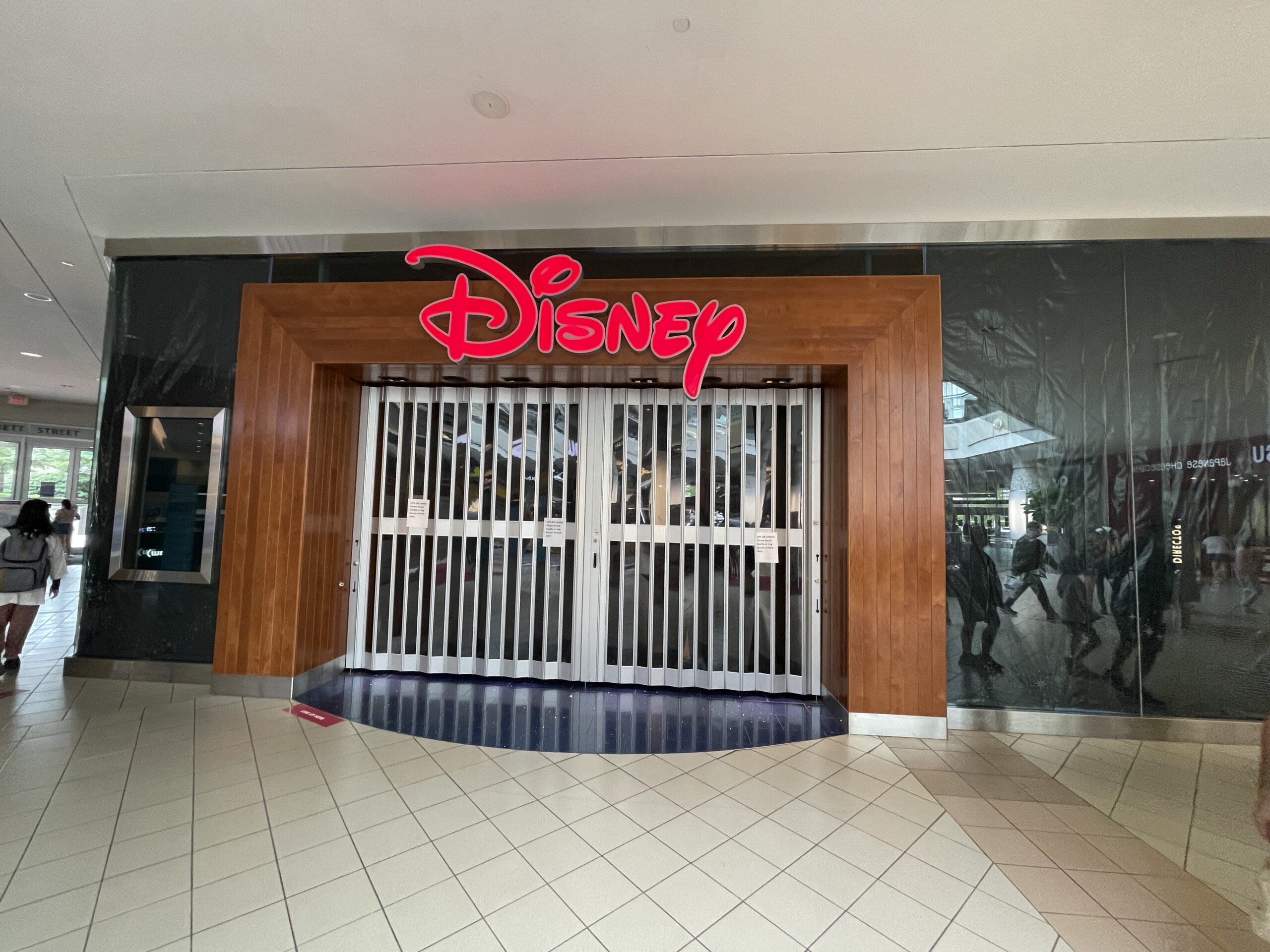 Former Disney location at Metrotown (July 2021)