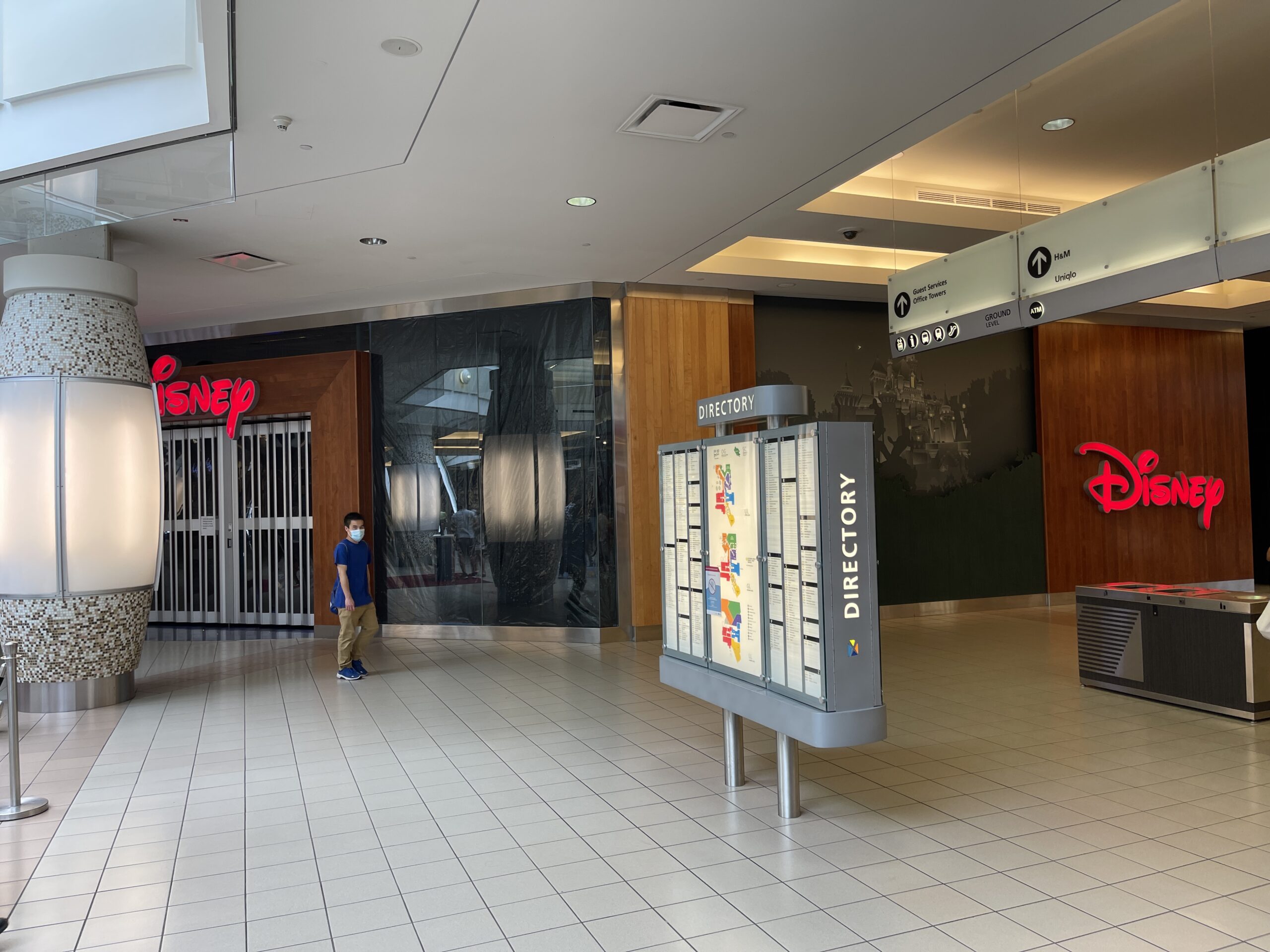 Former Disney location at Metrotown (July 2021)