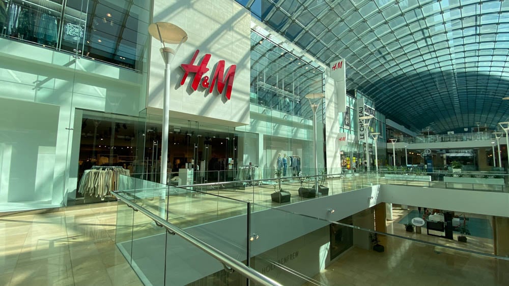 H&M at "The Core" in Calgary