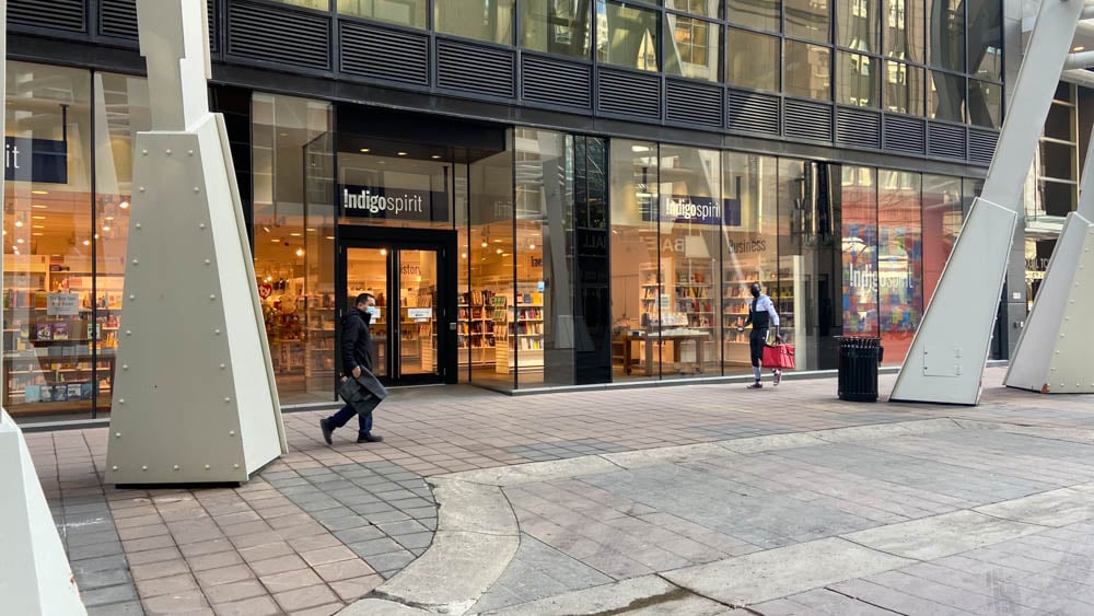 Exterior Entrance to Indigo Spirit at "The Core" in Calgary