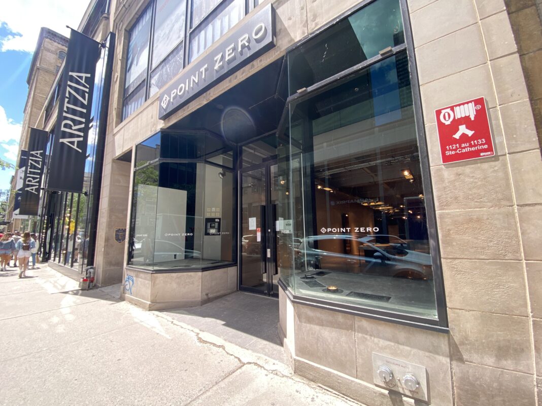 Point Zero at 1119 Sainte-Catherine St. W