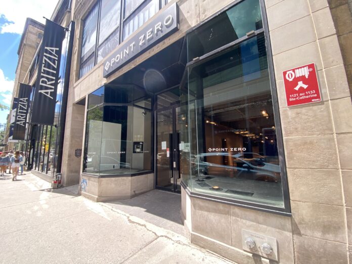 Point Zero at 1119 Sainte-Catherine St. W