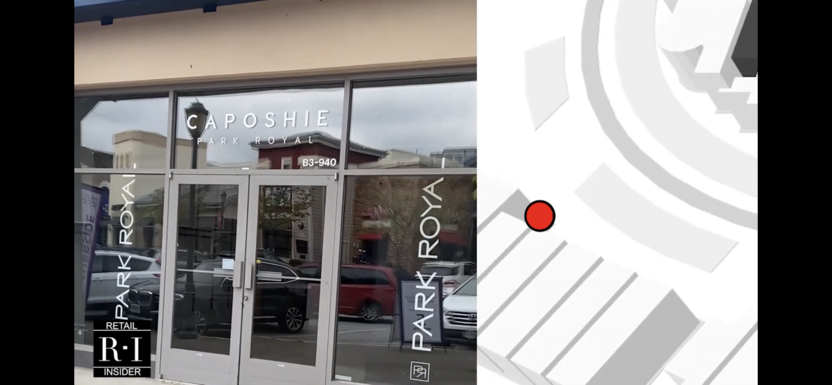 Former Caposhie location during September 2020 Park Royal video tour