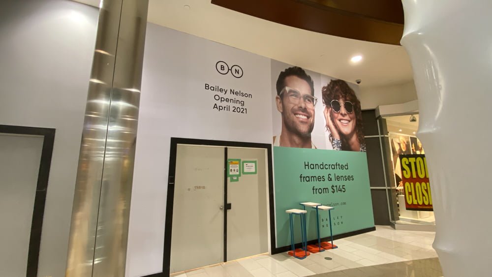 Bailey Nelson was 'Coming Soon' to SouthCentre Mall in Calgary