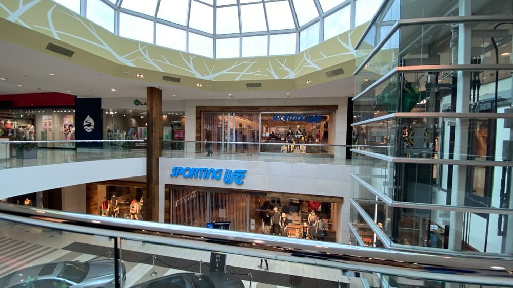 Overall view of Upper Level North in SouthCentre Mall in Calgary
