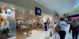 The Gap at SouthCentre Mall in Calgary.