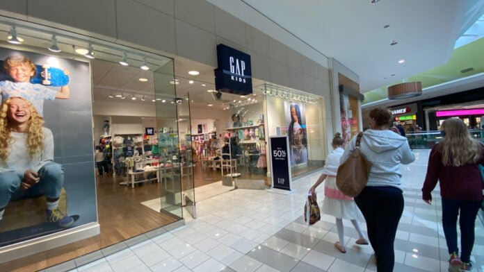 The Gap at SouthCentre Mall in Calgary.