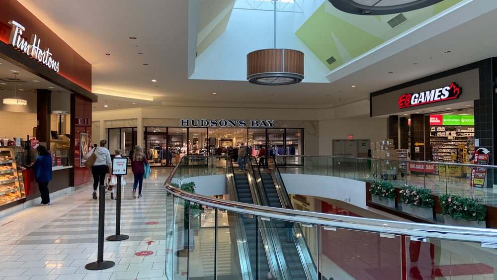 Hudson's Bay with EB Games at SouthCentre Mall in Calgary