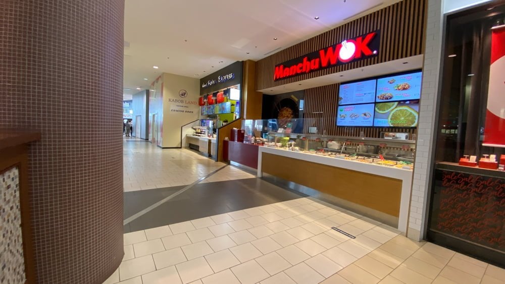 Food court at SouthCentre Mall in Calgary