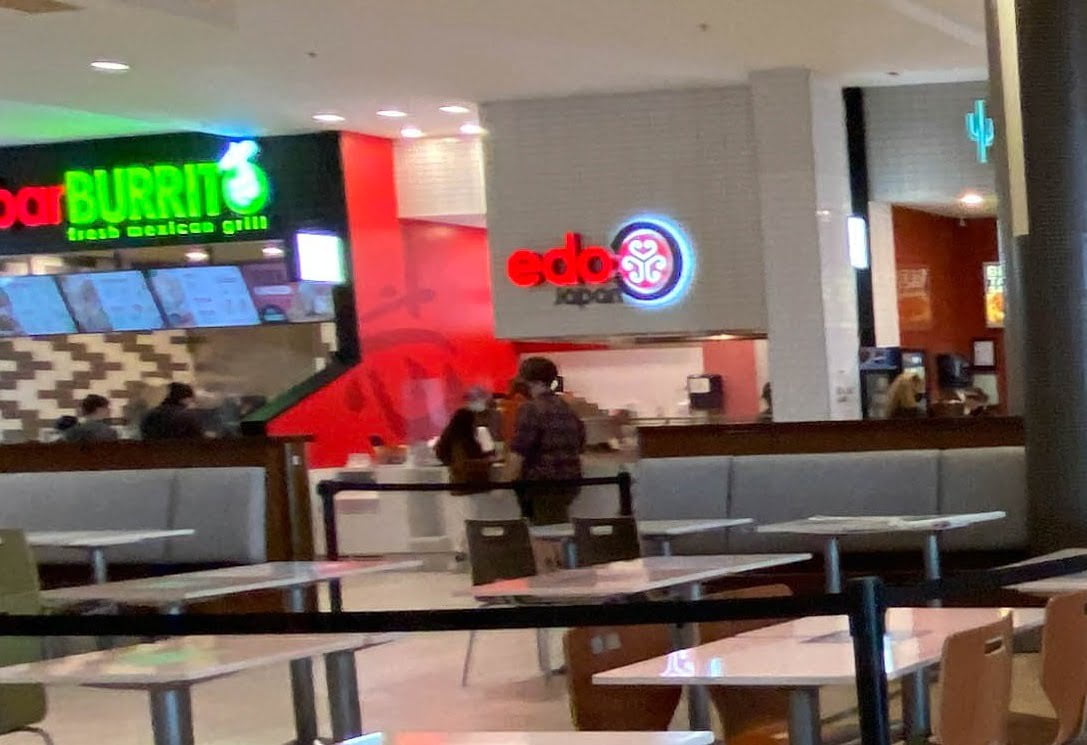 Edo Japan in Food Court at SouthCentre Mall in Calgary