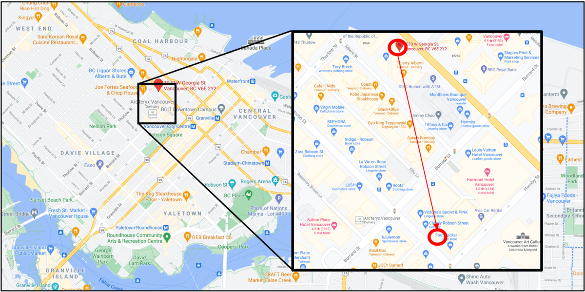 TWG relocation from Georgia Street to Robson Street in Vancouver