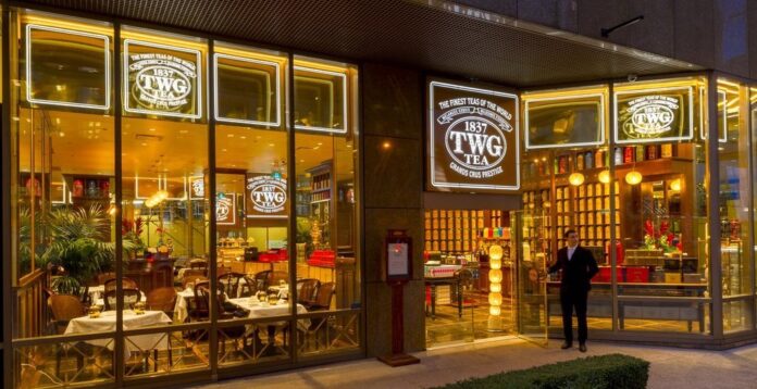 Former TWG Tea Salon & Boutique location at 1070 W Georgia Street in Vancouver