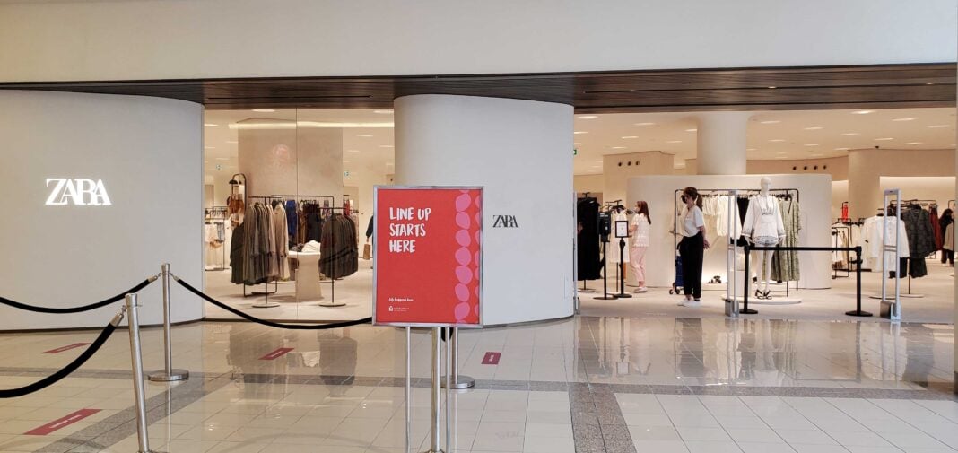 Zara re-opening on July 23, 2021 at Metropolis at Metrotown.