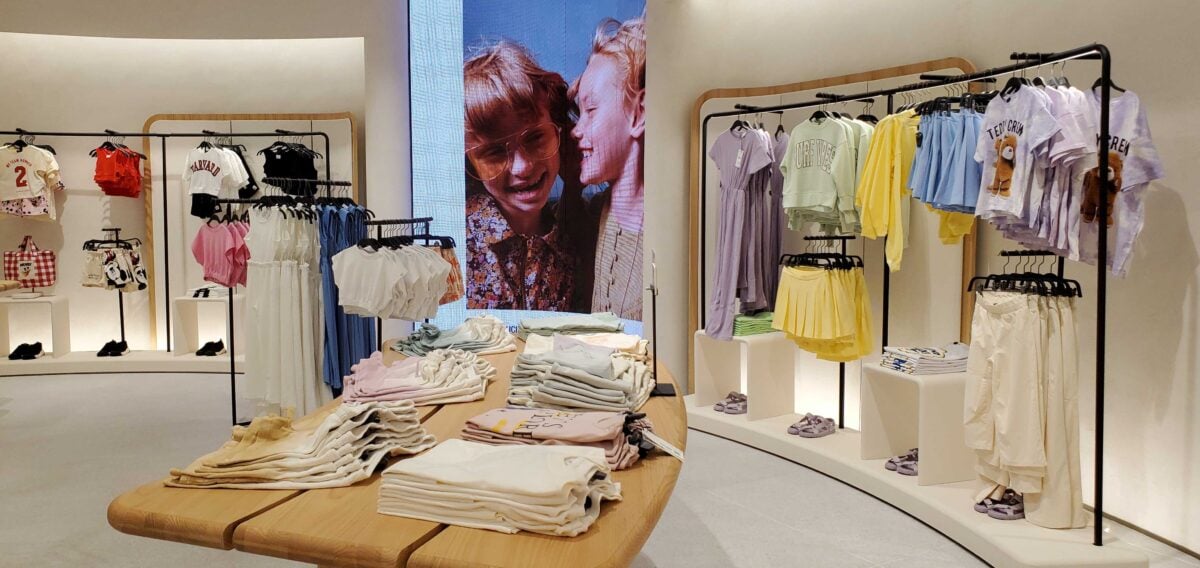Interior of new Zara on reopening at Metropolis at Metrotown on July 23, 2021