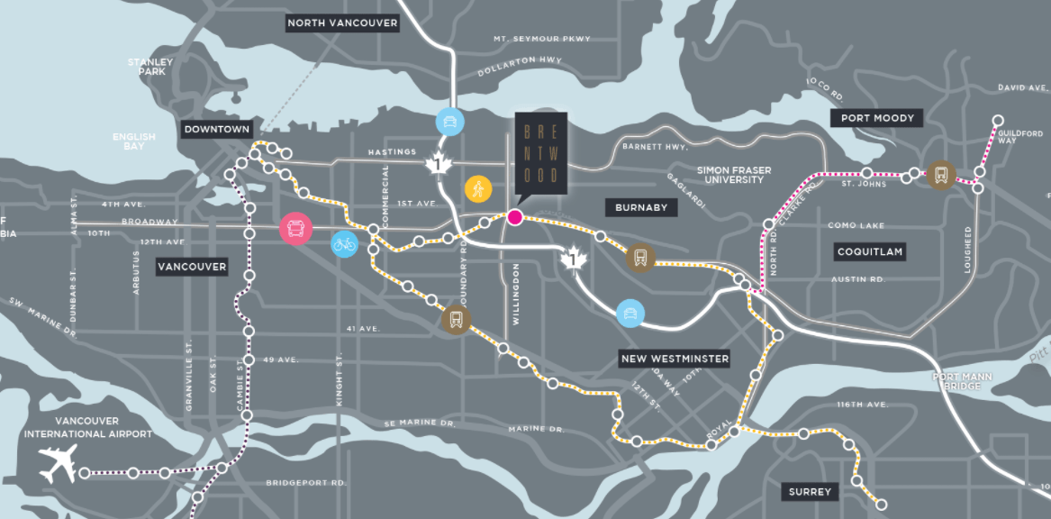 The Amazing Brentwood in the Greater Vancouver area