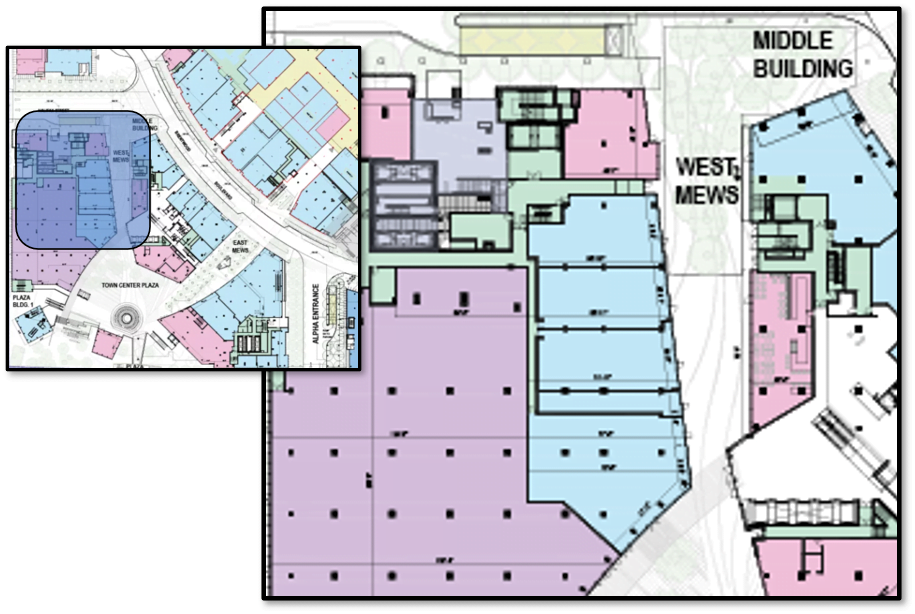 "West Mews" at The Amazing Brentwood