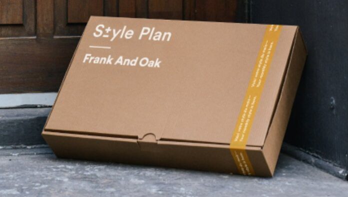 Frank and Oak "Style Plan" box