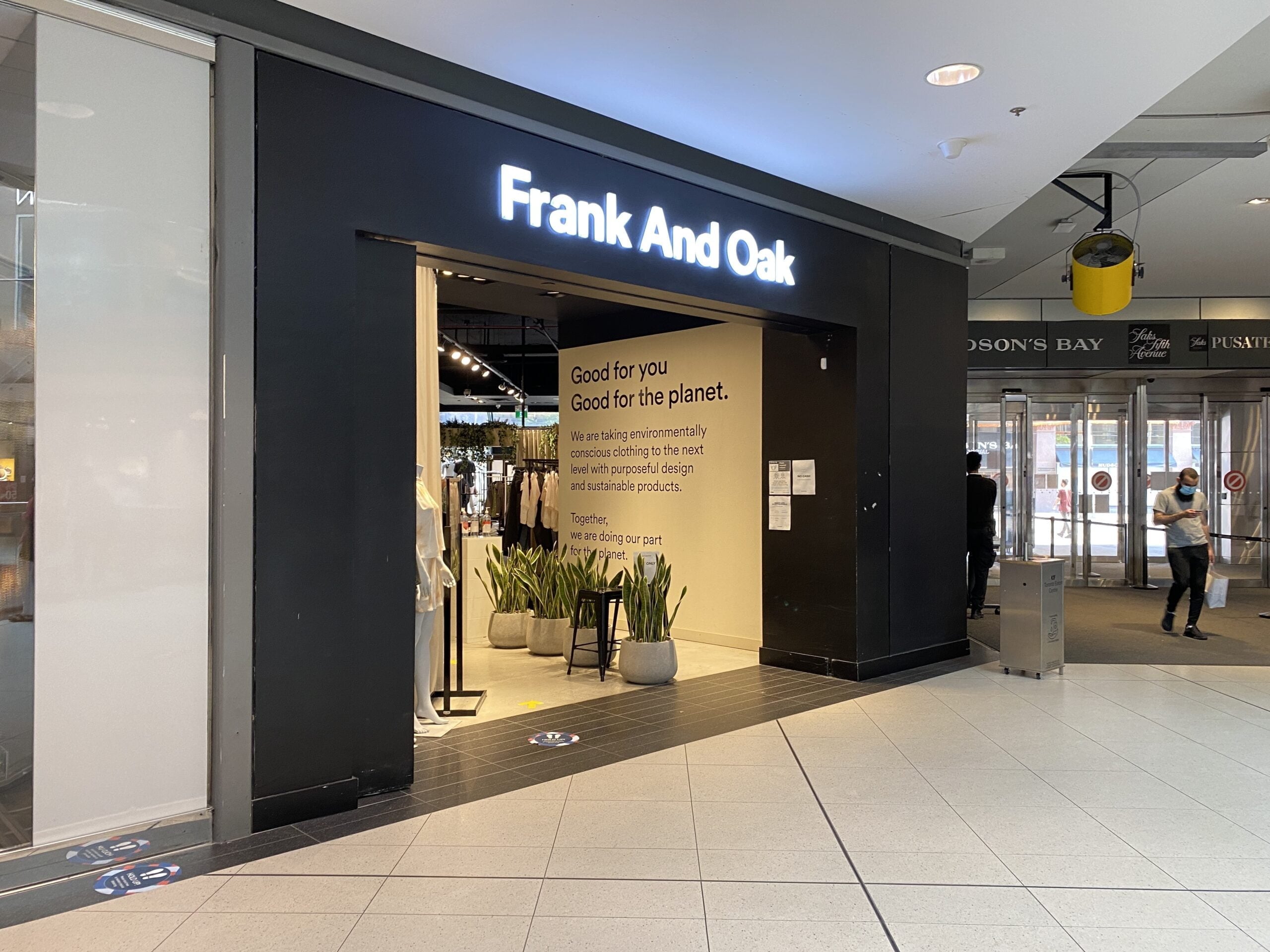 Frank And Oak Closing Most Stores in Canada Amid Debt Crisis Frank and Oak at CF Toronto Eaton Centre