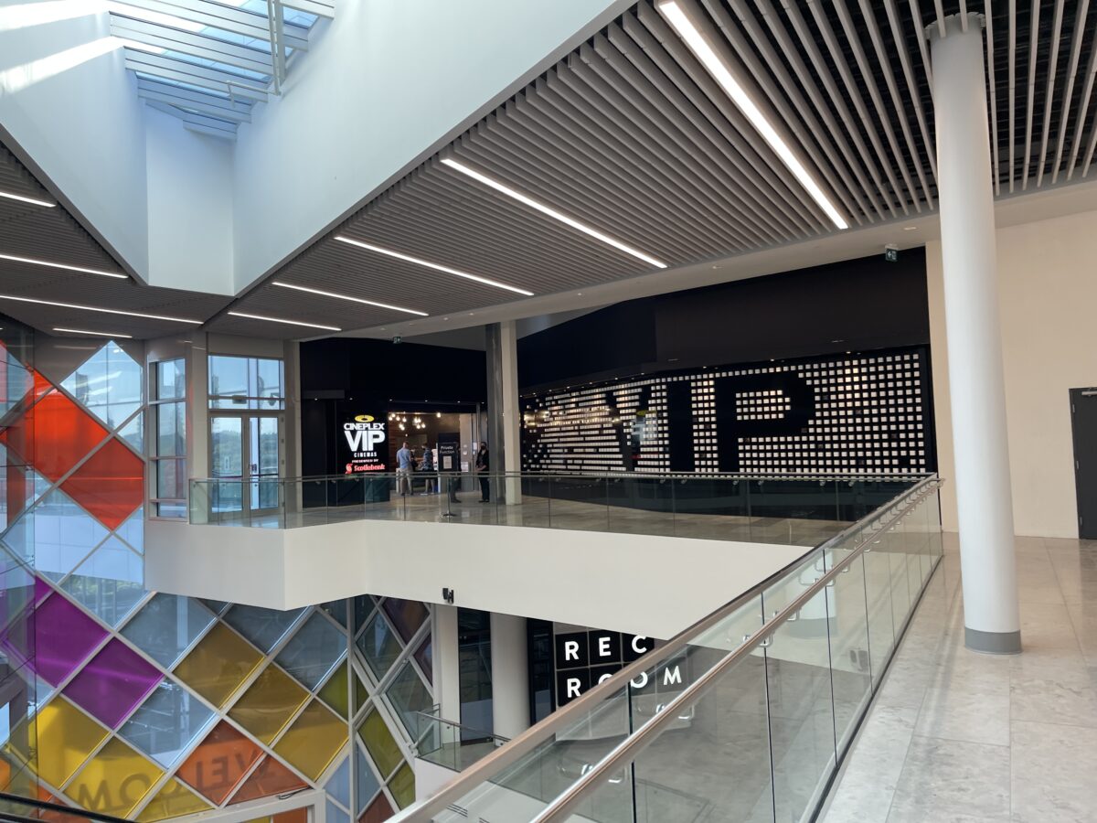 Cineplex VIP entrance at The Amazing Brentwood