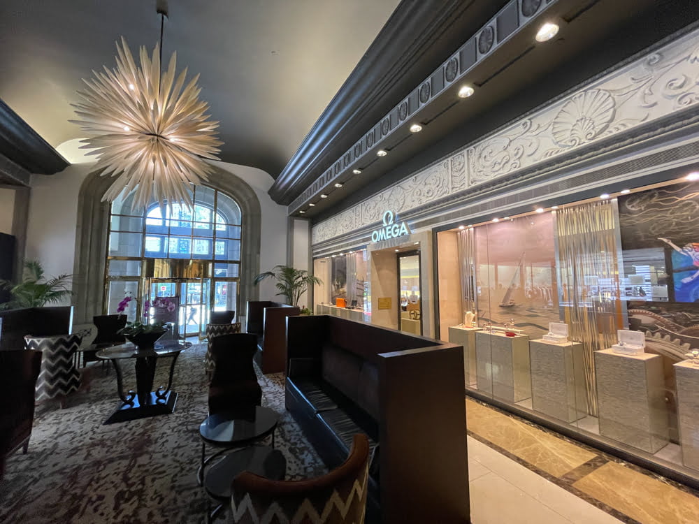 OMEGA Flagship at Fairmont Hotel Vancouver (June 2021)