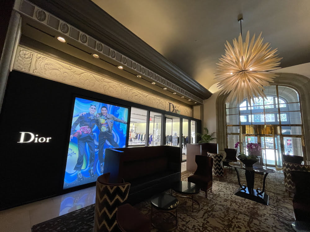 Dior Flagship at Fairmont Hotel Vancouver (June 2021)