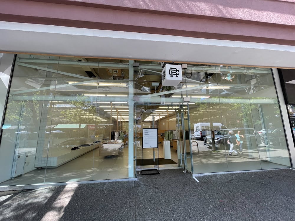 Reigning Champ on Robson Street in Vancouver