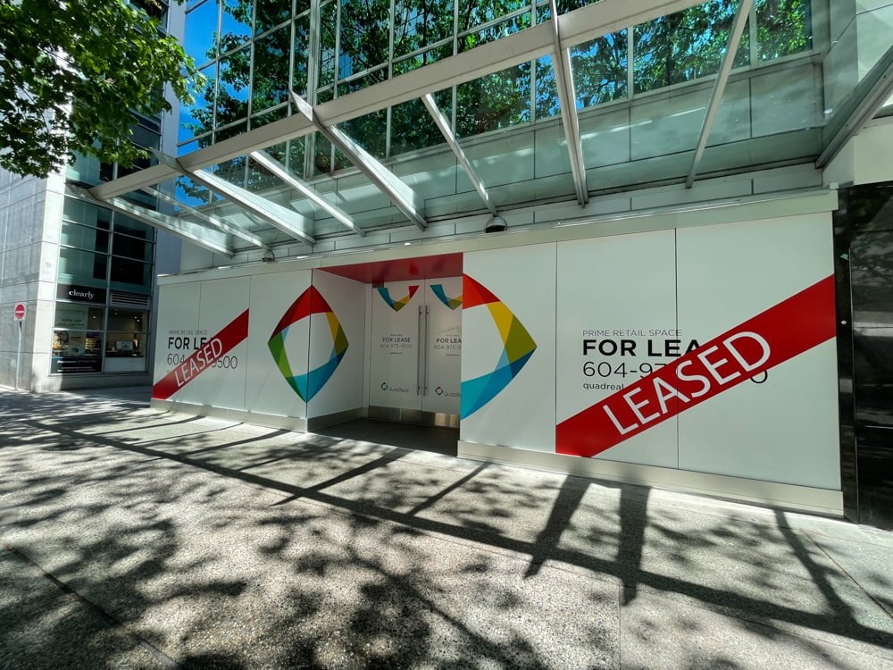 Former Tesla Motors on Robson Street (June 2021)