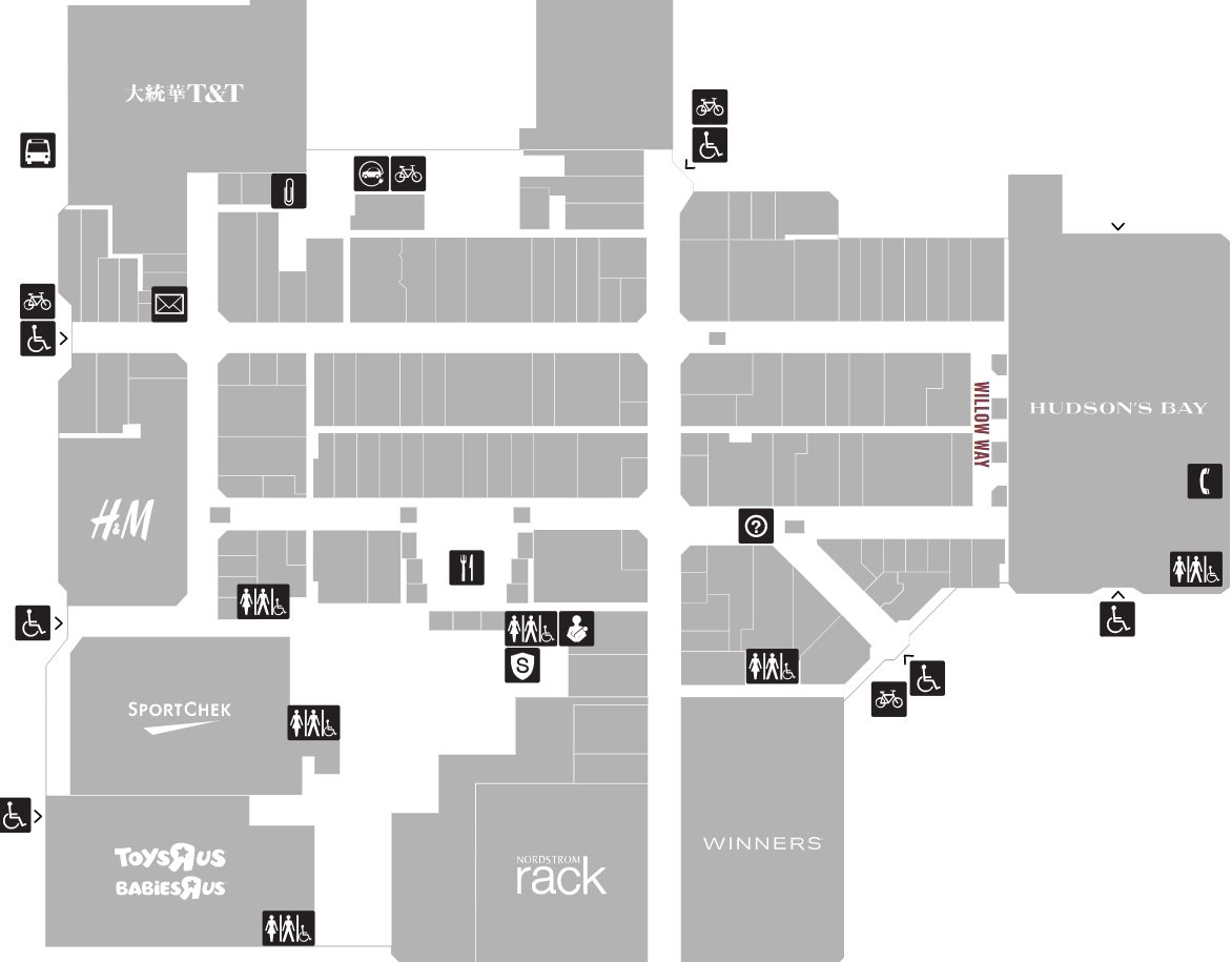 Willowbrook Mall Map
