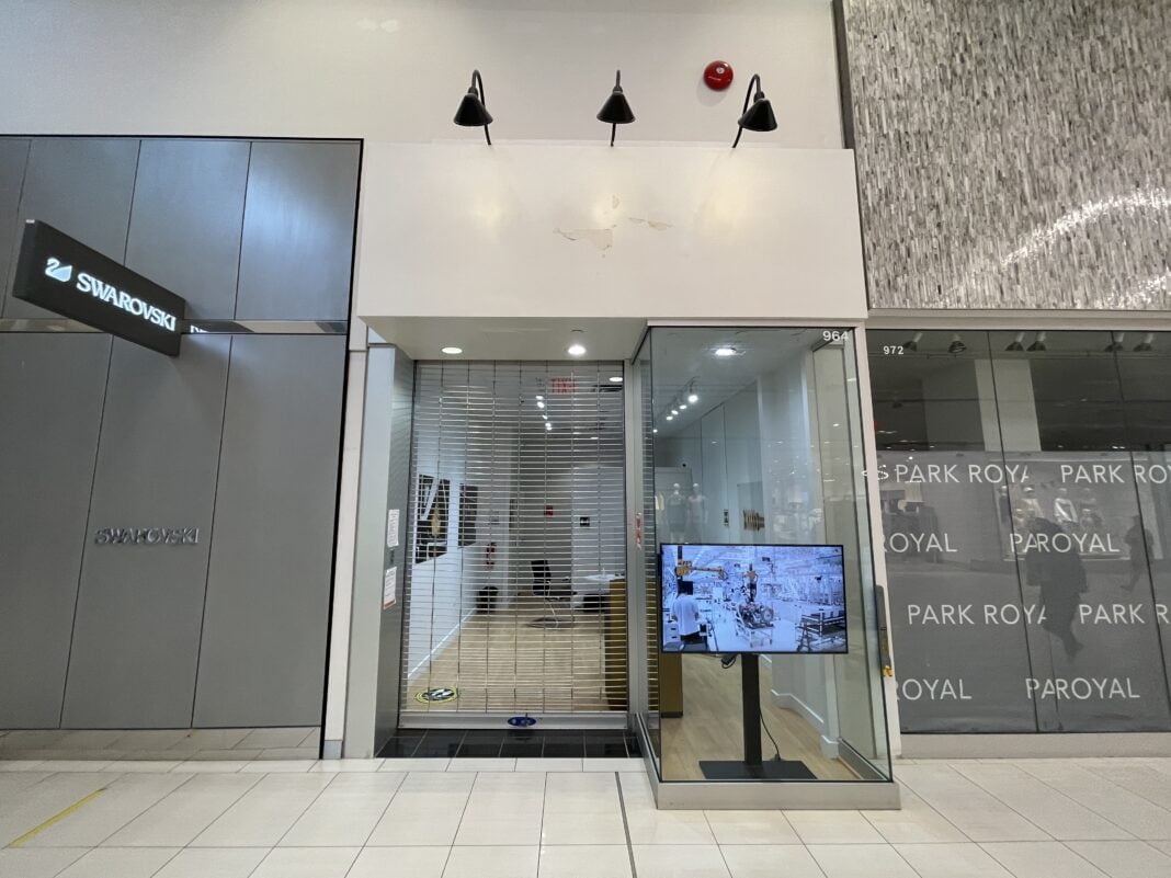 Polestar location at Park Royal Shopping Centre in West Vancouver (August 2021)