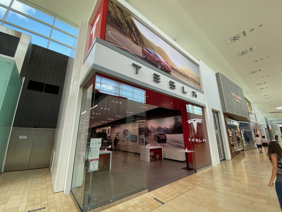 Tesla at Yorkdale Shopping Centre