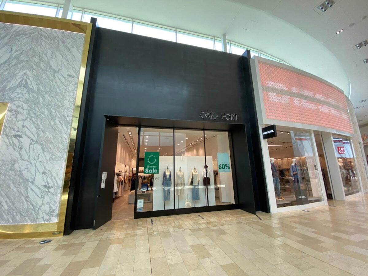 Oak + Fort at Yorkdale Shopping Centre