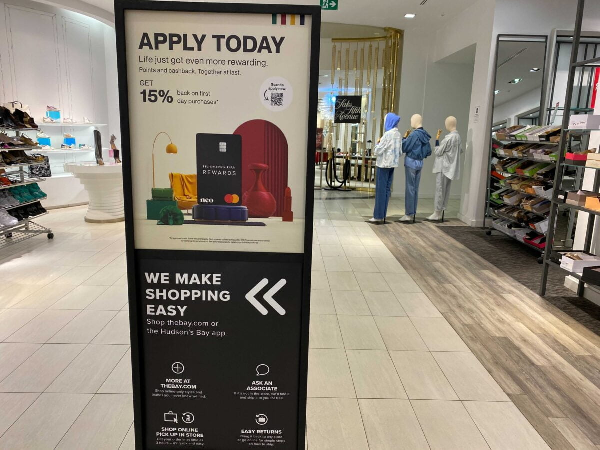 In-Store Marketing at Hudson's Bay