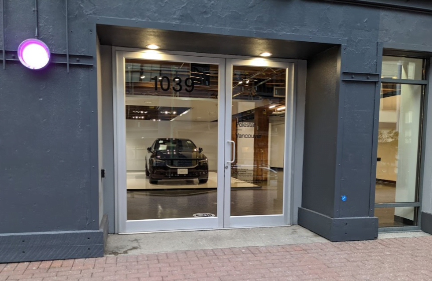 Hamilton Street location in downtown Vancouver (February 2021