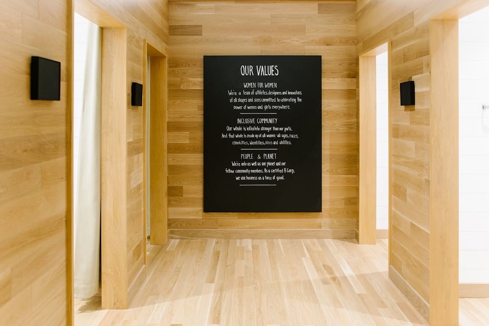 Change Room of Athleta at Park Royal Shopping Centre in West Vancouver, BC (September 2021).