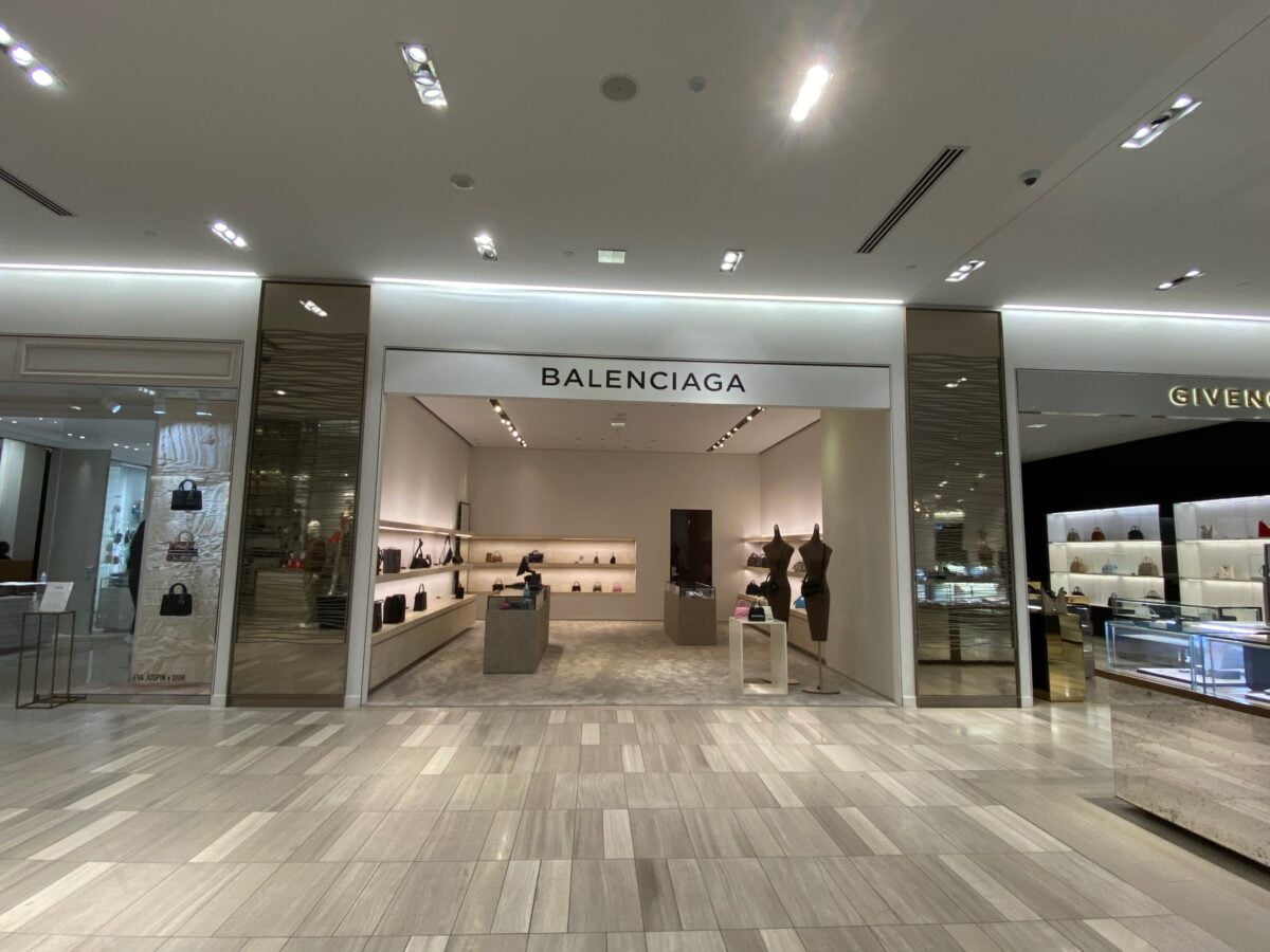 Balenciaga Boutique in Saks Fifth Avenue at CF Toronto Eaton Centre