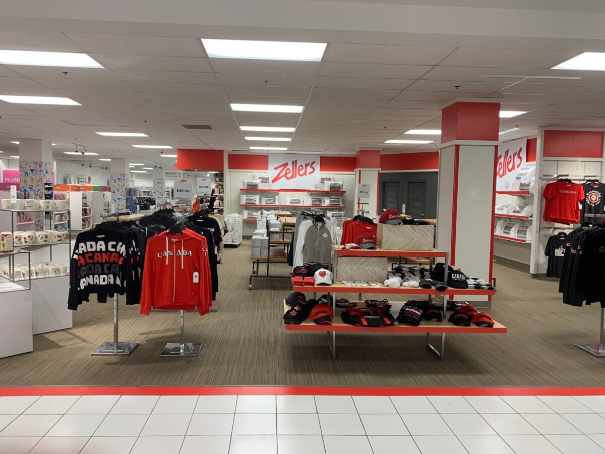 Zellers at Hudson's Bay Burlington Mall