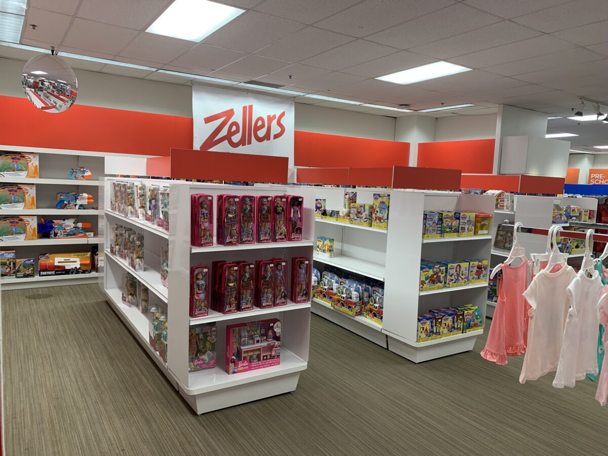 Zellers at Hudson's Bay Burlington Mall