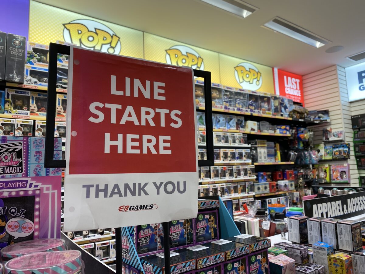 In-Store Signage at EB Games CF Toronto Eaton Centre