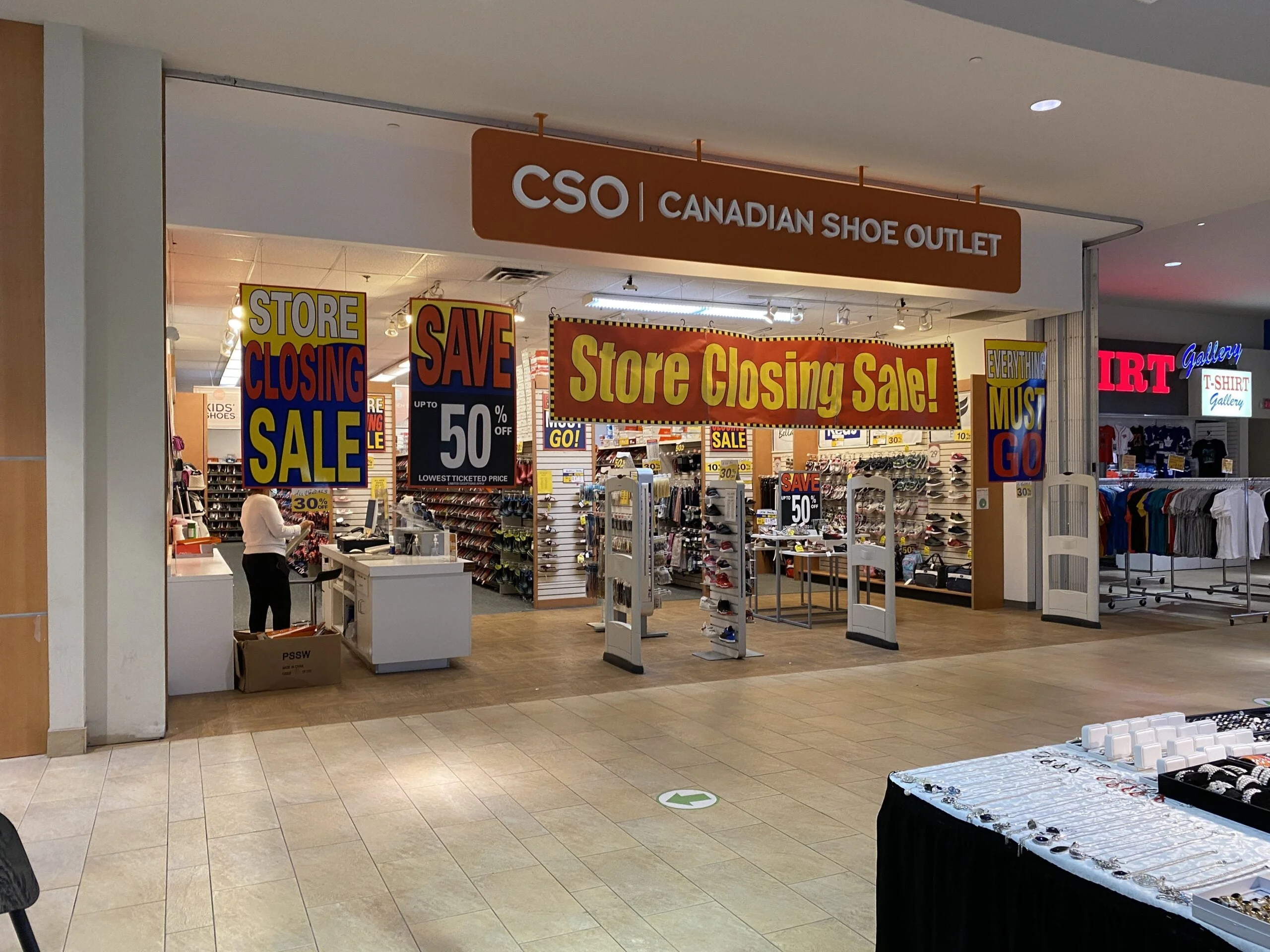 Canadian Shoe Outlet at Gerrard Square Shopping Centre