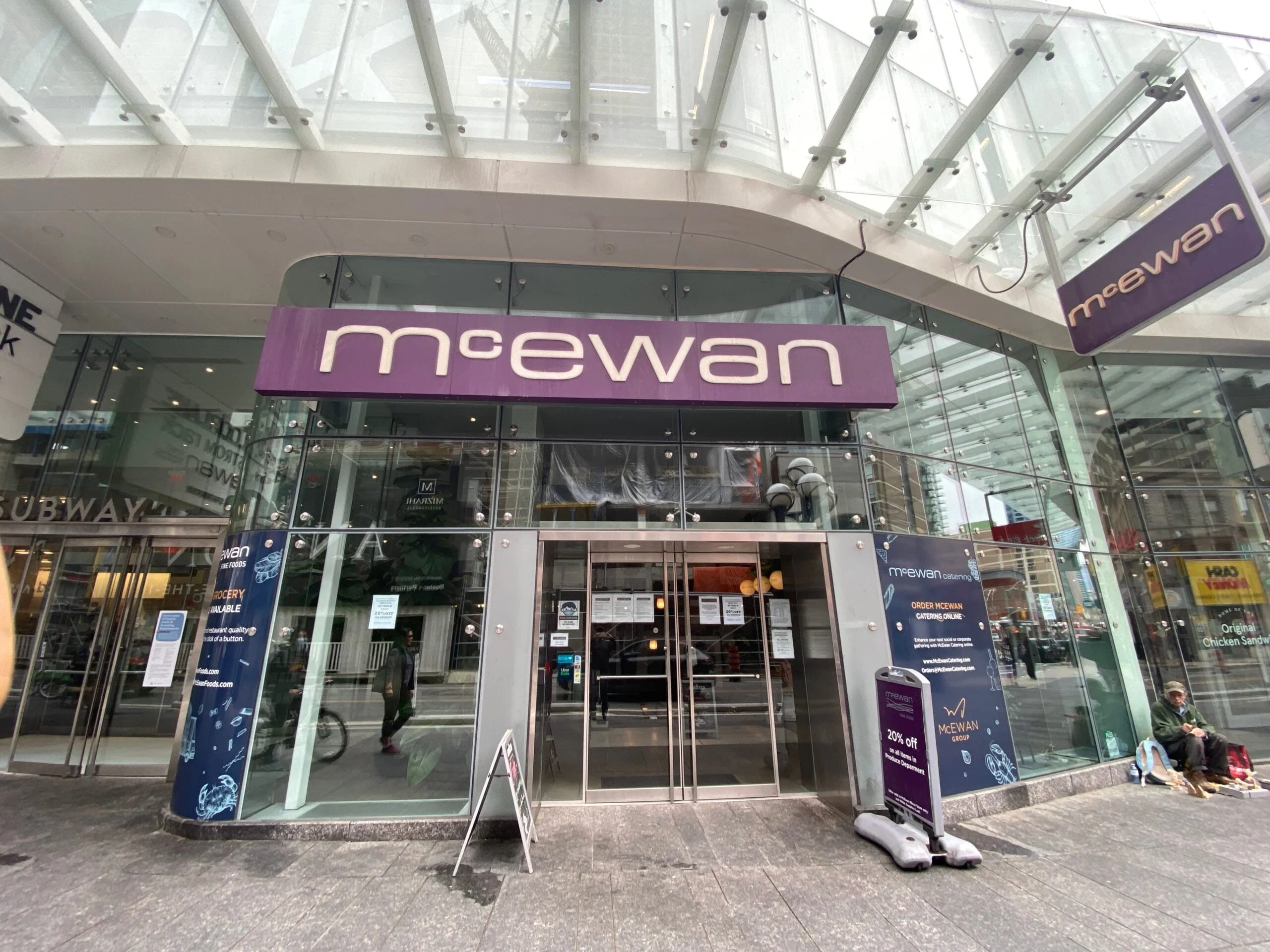 Upscale McEwan Grocery Store to Shutter at Toronto’s Yonge-Bloor Intersection