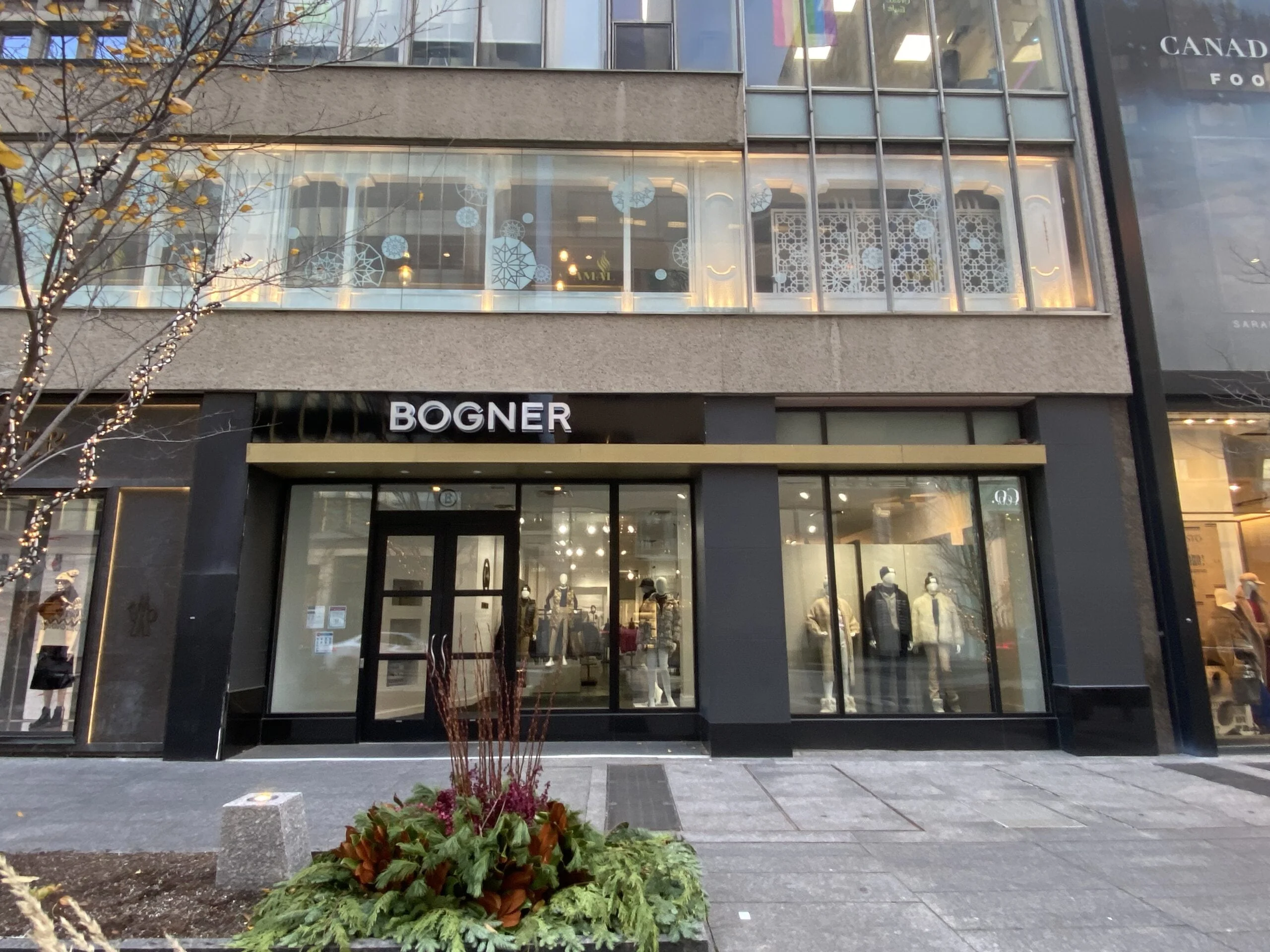 Bogner Reopens Store on Toronto’s Bloor Street Luxury Run & 1st Canadian Outlet Store