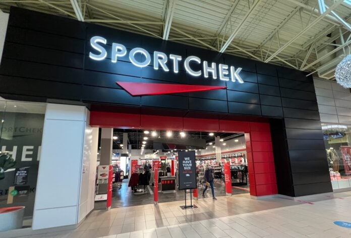 SportChek at Tsawwassen Mills in Delta, BC (December 2021). Photo: Lee Rivett. SportChek at Tsawwassen Mills in Delta, BC (December 2021). Photo: Lee Rivett.